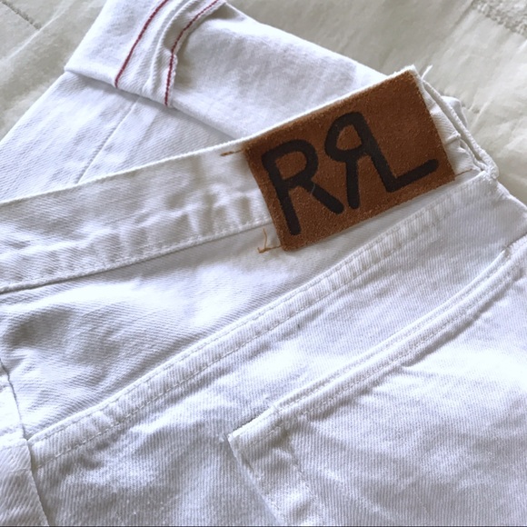rrl white jeans